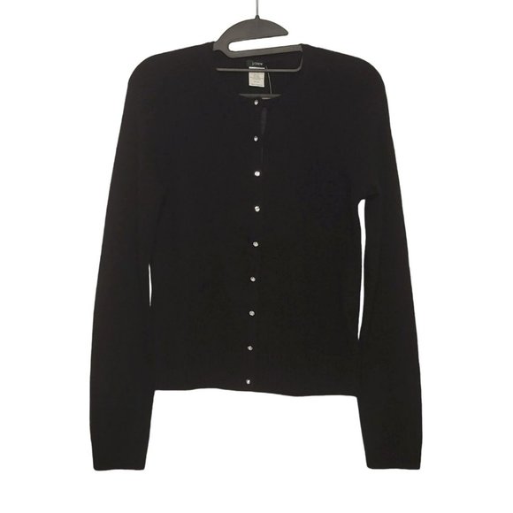 J. Crew Sweaters J Crew Cardigan Crystal Embellished Buttons Angora
